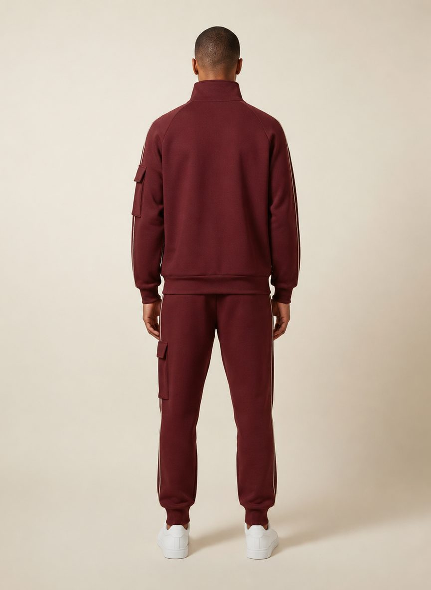 The same set seen from behind: plain back, no panel or back pocket.