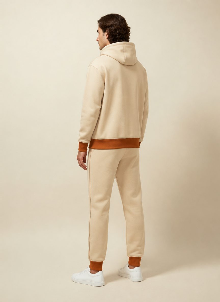 Grid Stitch Hoodie — view at 135°