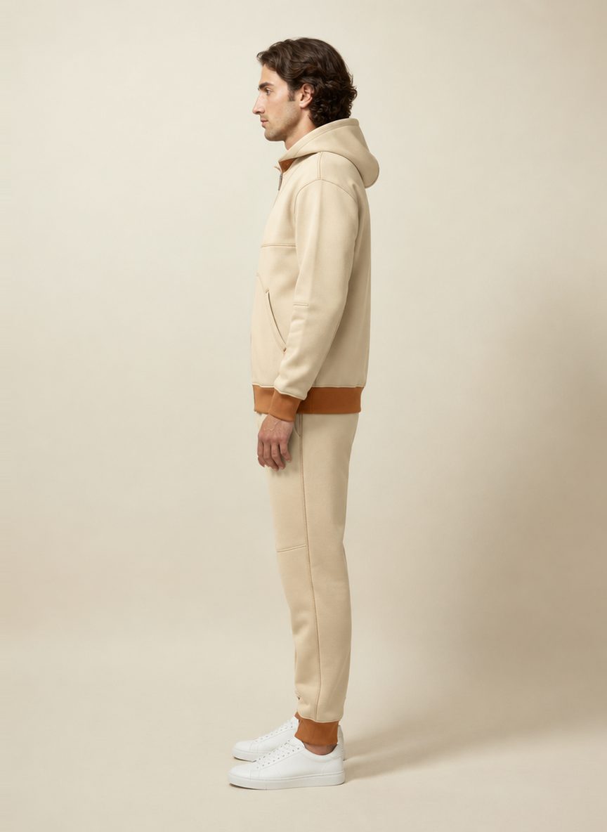 Grid Stitch Hoodie — view at 270°