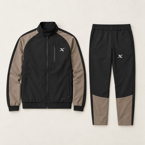 Raglan Shift V2 Original: jacket and trousers, laid flat.